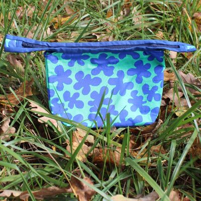 Trousse de toilette fond vert